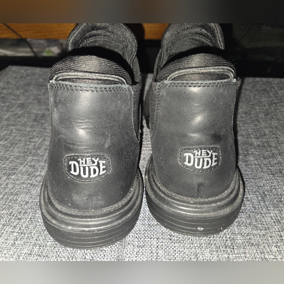 Hey Dude Womens Branson Craft Leather Boot - Size 9 - Worn twice - Color Black - Picture 4 of 7